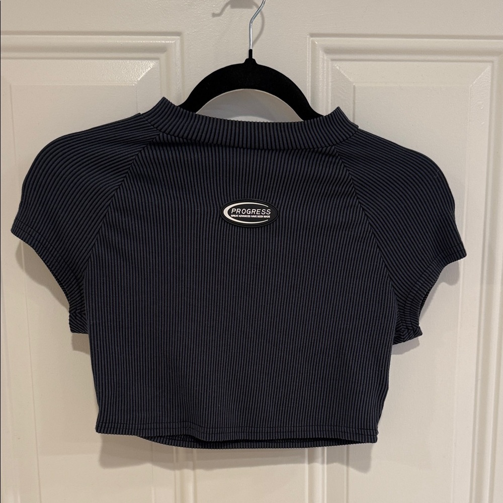 Blue Women's Crop Top